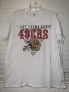 San Francisco 49ers White Levi’s t-shirt - size Xl -pre-owned